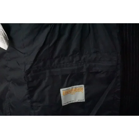 Aspesi Navy Pinstriped Thermore Insulated Sport Coat Jacket Sz M BRAND NEW